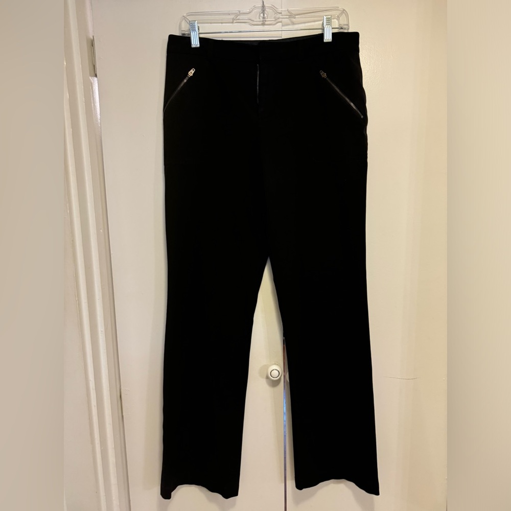 Women’s black Nine West slacks, size 10, zipper pockets